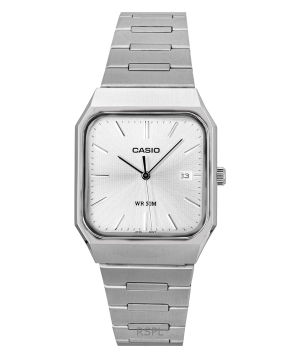 Casio, Men's Watch, MTP-B185D-7AV, Stainless Steel Silver Dial