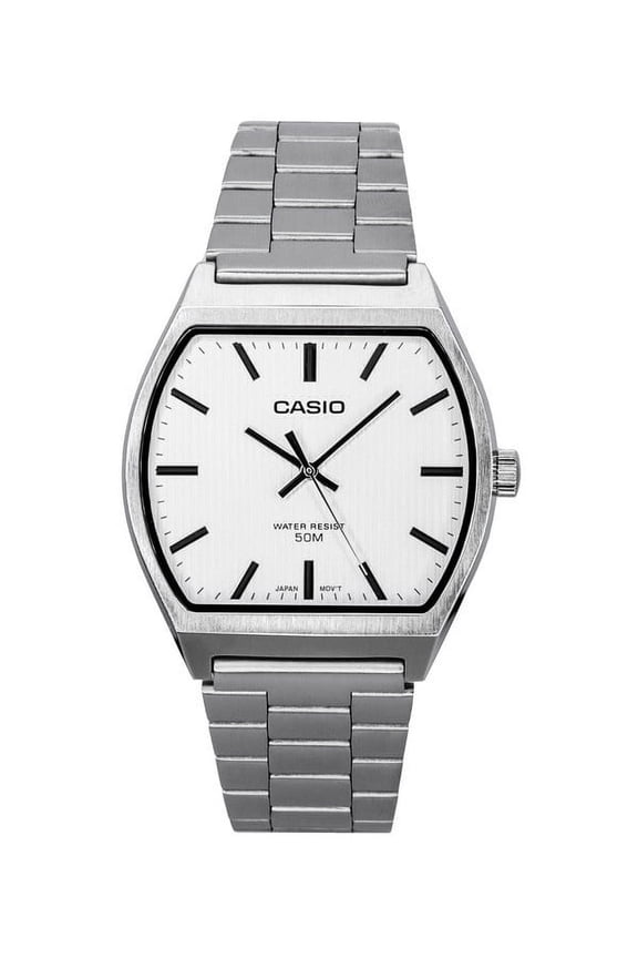 Standard Analog Stainless Steel White Dial Quartz MTP-B140D-7A Men's Watch