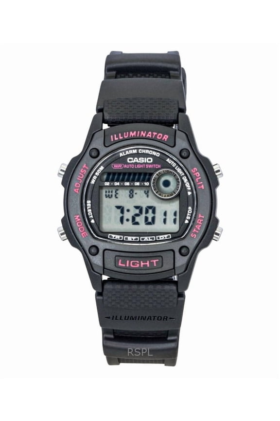 Standard Digital Bio-Based Resin Strap Quartz W-220H-1A2V Unisex Watch