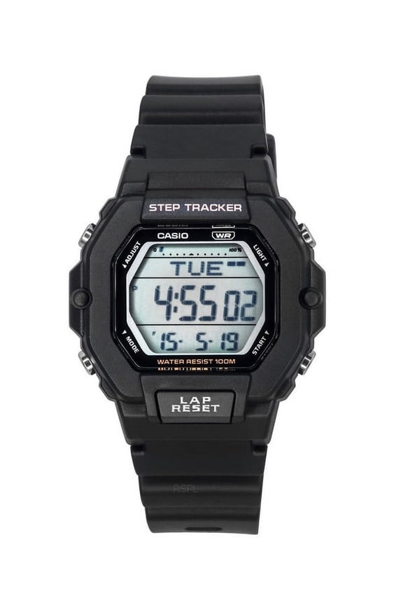 Standard Digital Black Resin Strap Quartz LWS-2200H-1A 100M Unisex Watch