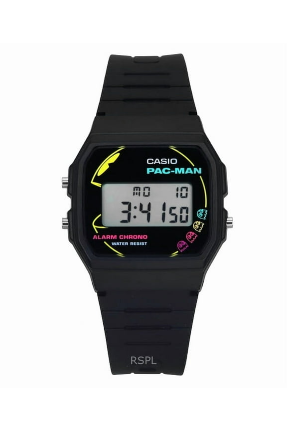 Standard Digital PAC-MAN Collaboration Bio-Based Resin Strap Quartz F-91WPC-1A Unisex Watch