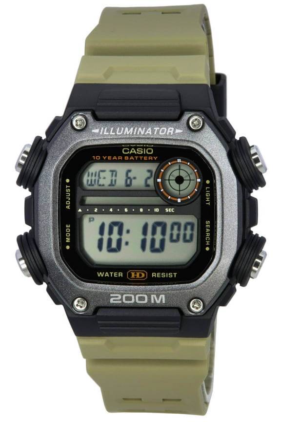 Standard Digital Sand Resin Band Quartz DW-291HX-5A DW291HX-5 200M Men's Watch