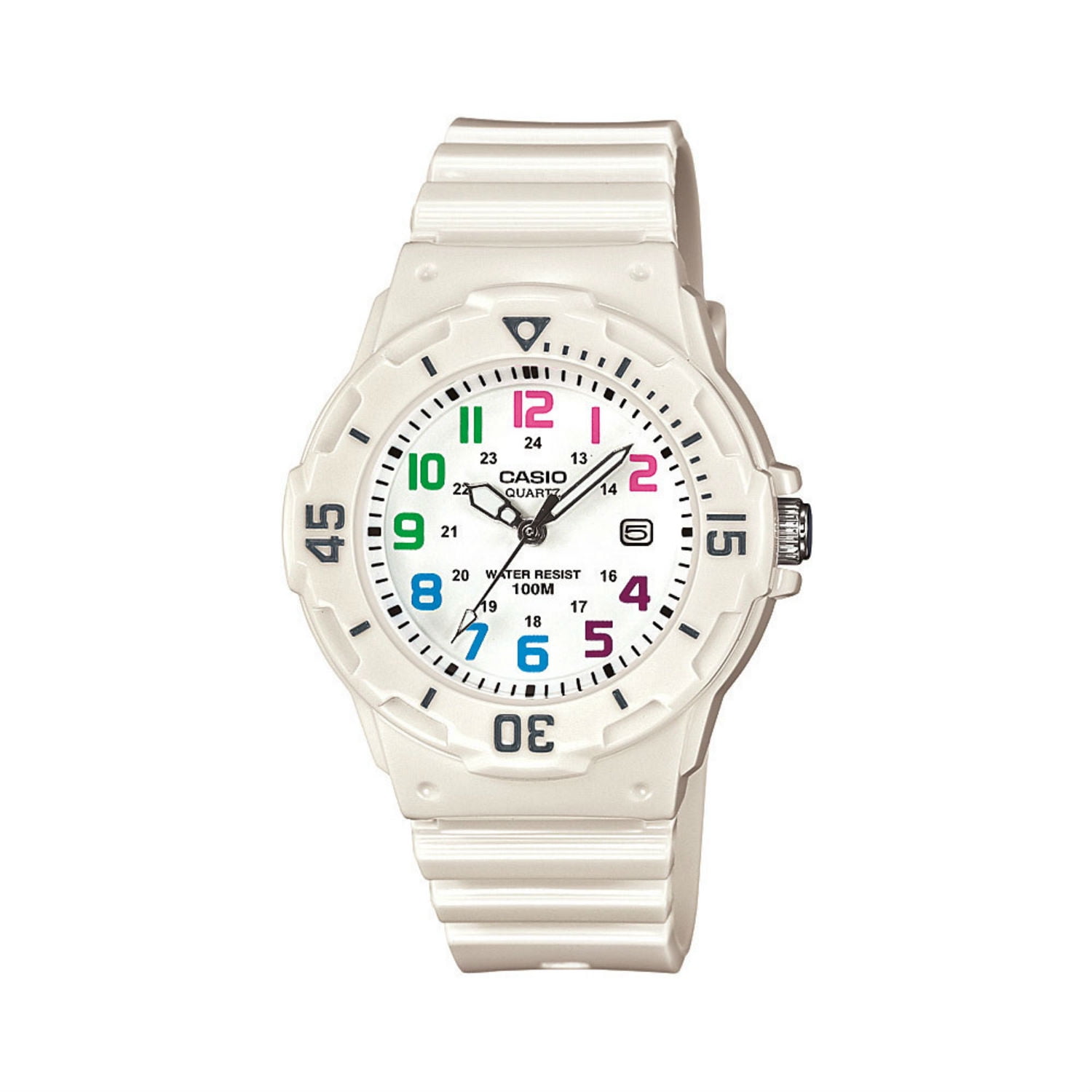 Casio Enticer Analog White Dial LRW-200H-7BVDF LRW200H-7BVDF Women's Watch