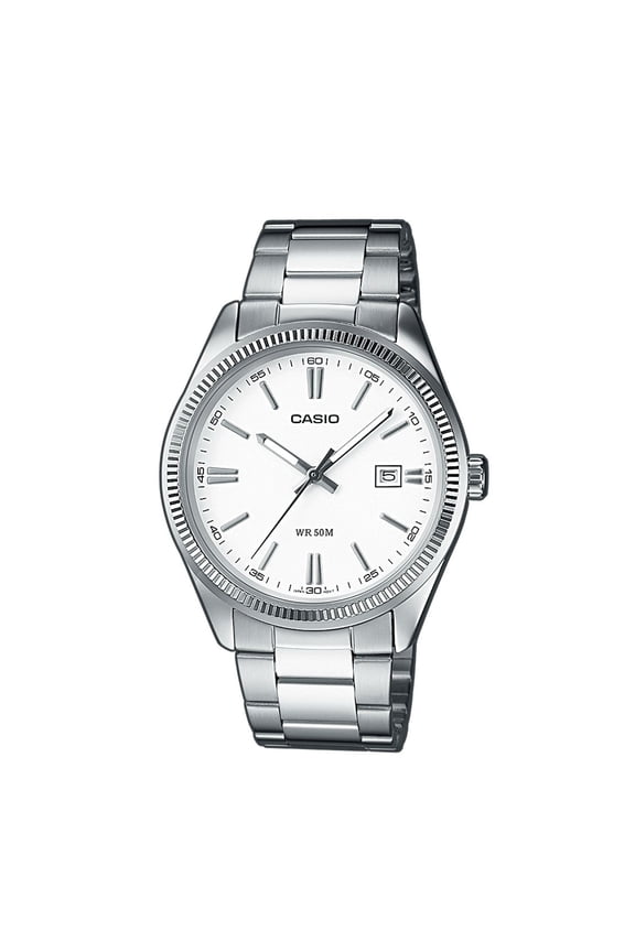 Womens Stainless Steel Analog Watch White Dial - LTP-1302D-7A1V