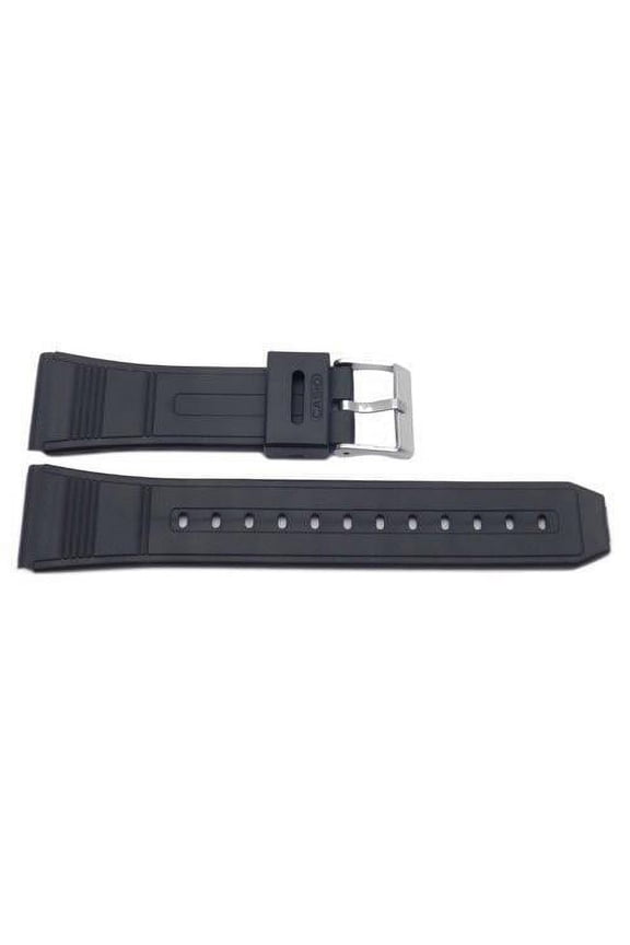 Style Silicone 22mm Black Watch Strap