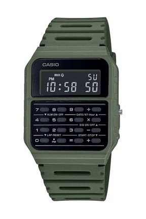 Unisex Classic Calculator Watch, Green