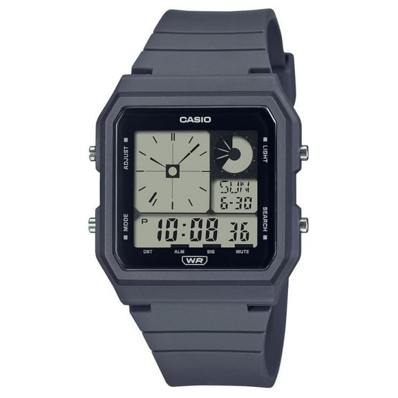 Casio Unisex Gray LC Analog Digital Watch LF20W-8A2