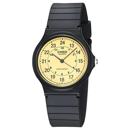 Casio Unisex Plastic Wristwatch, Black, (MQ24-9B)