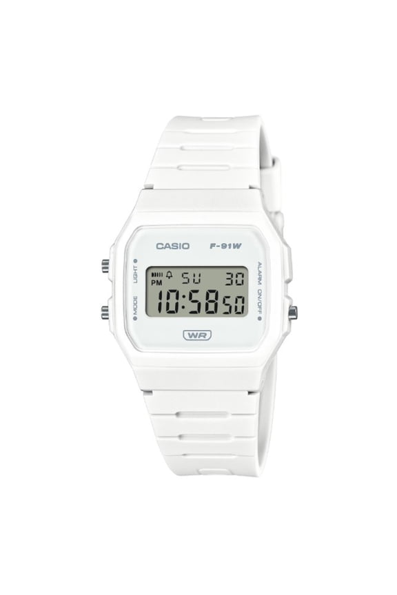 Unisex White Digital Casual Watch - F91WB-7A