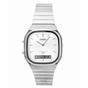 Casio Unisex Vintage Retro Silver Stainless Steel Watch AQ-240E-7ACF