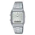 thumbnail image 1 of Casio Vintage Analog Digital White Dial Quartz AQ-230A-7A Women's Watch, 1 of 3