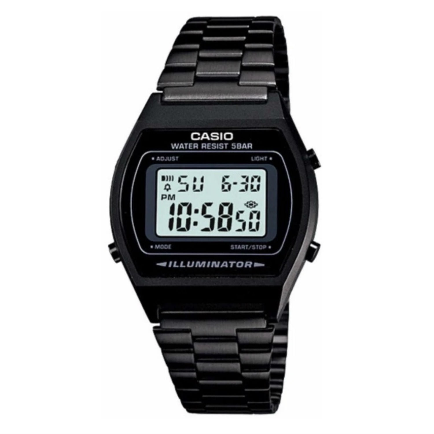 Casio Vintage B640WB-1A Black Stainless-Steel Quartz Unisex Sport