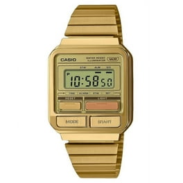 Casio A100WEG 9AV Men s Vintage Collection Gold Tone Alarm Chronograph Backlight Digital Watch