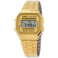thumbnail image 1 of Casio Vintage Retro Gold Digital Dial Stainless Steel Unisex Watch A168WG9UR, 1 of 4