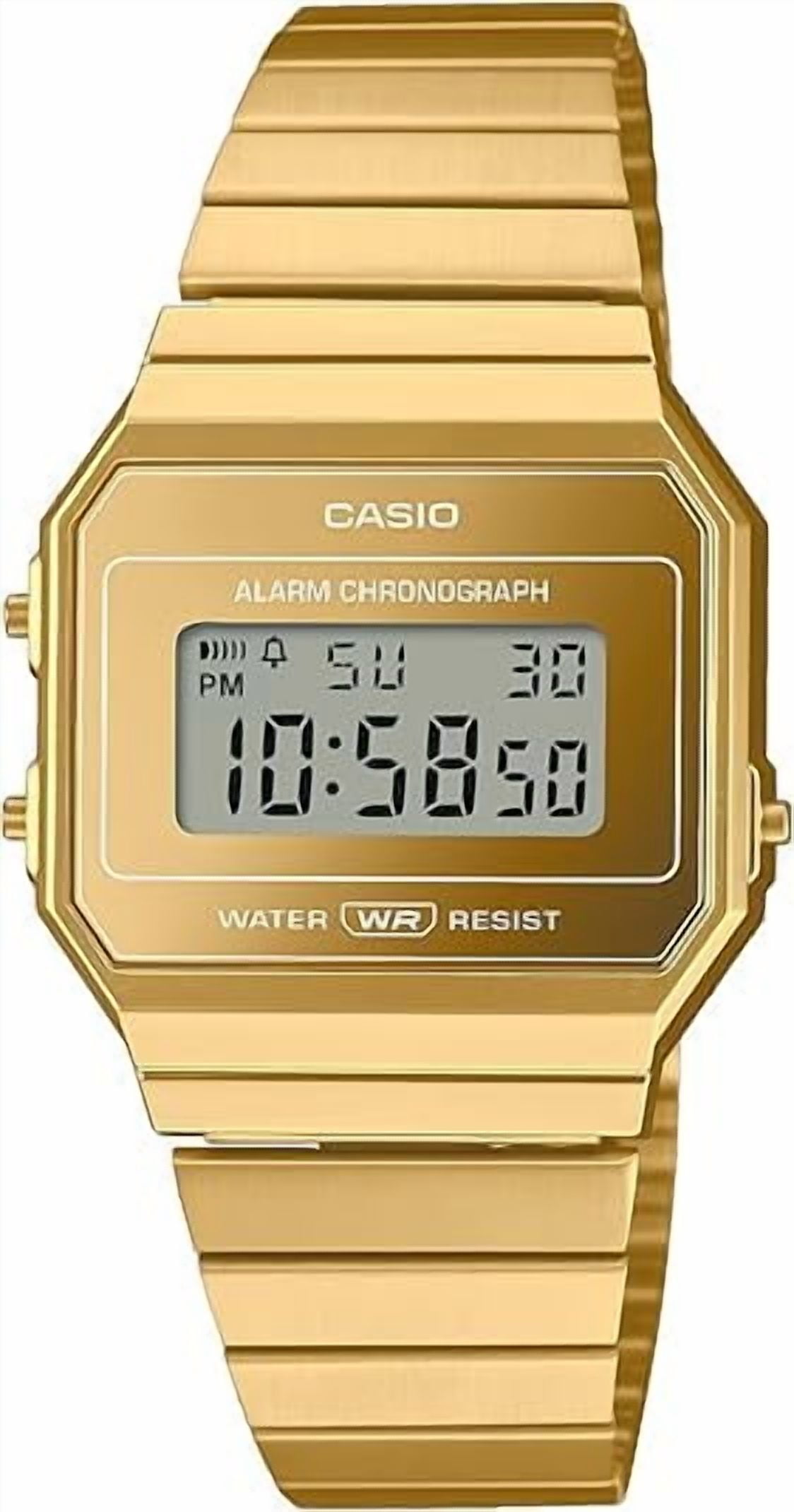 Casio Vintage Retro Modern Gold Watch A700WEVG-9AV