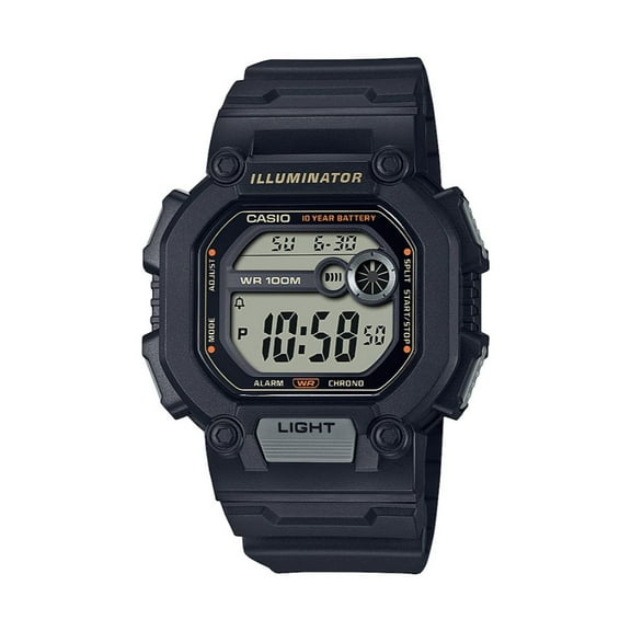 Casio Men's Shock-Resistant Digital Sport Watch with Black Strap - W-737HX-1AVCF