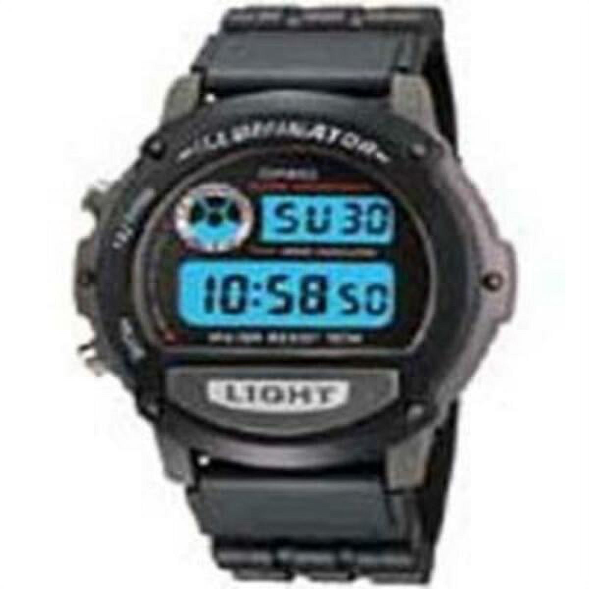 Casio Digital Sports Wrist Watch W87H 1V Black Walmart