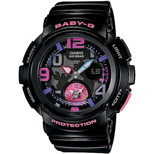 Casio] Watch Baby Gee BEACH TRAVELER BGA-190-1BJF Black - Walmart.com