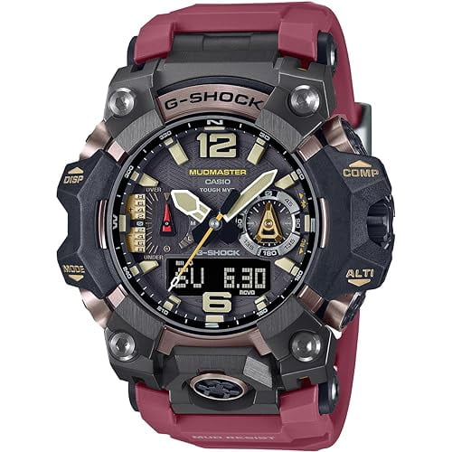 Casio Watch G Shock GWG B1000 1A4JF Men s Red Walmart