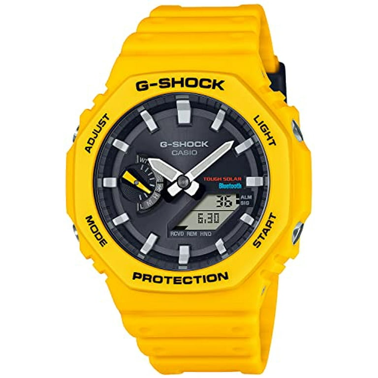 Casio Watch Gee Shock Bluetooth Solar GA B2100C 9AJF Men s Yellow