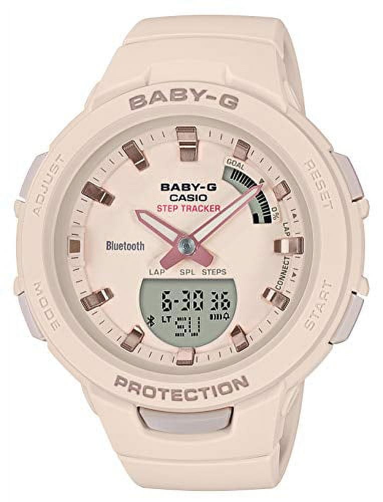 Casio Watches Baby G FOR SPORTS Step count Bluetooth powered by BSA B100 4A1JF Women beige Walmart