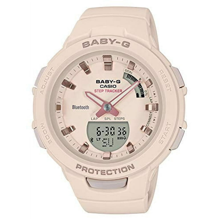 Casio Watches Baby G FOR SPORTS Step count Bluetooth powered by BSA B100 4A1JF Women beige Walmart