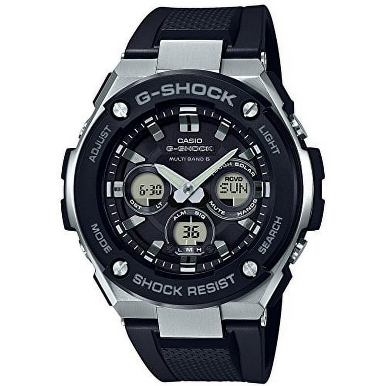 [Casio] Watches G-SHOCK G-STEEL Radio solar GST-W300-1AJF mens black