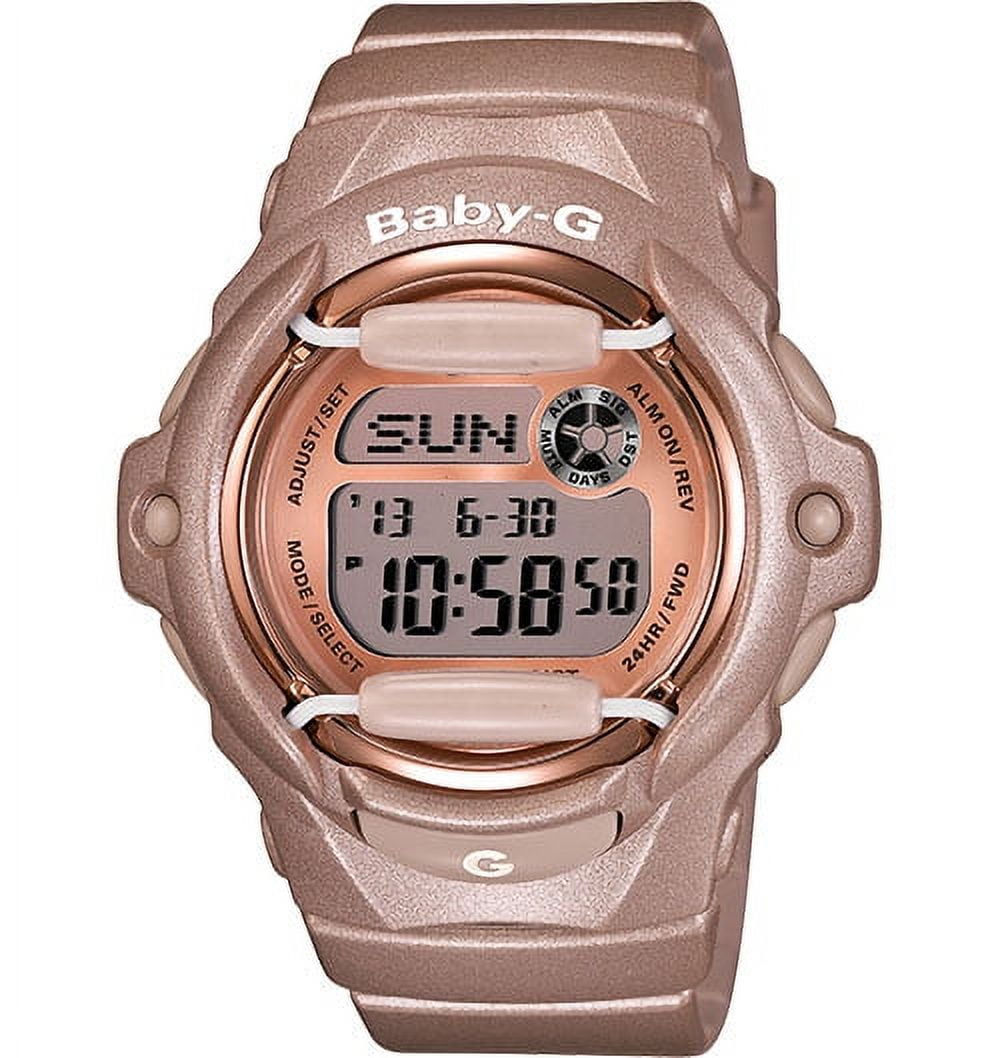 Casio Women's Baby-G Rose Gold-Tone Watch BG169G-4 - Walmart.com