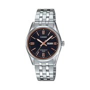 Casio Women s Black Dial Stainless Steel Bracelet Watch - LTP-1335D-1A2V