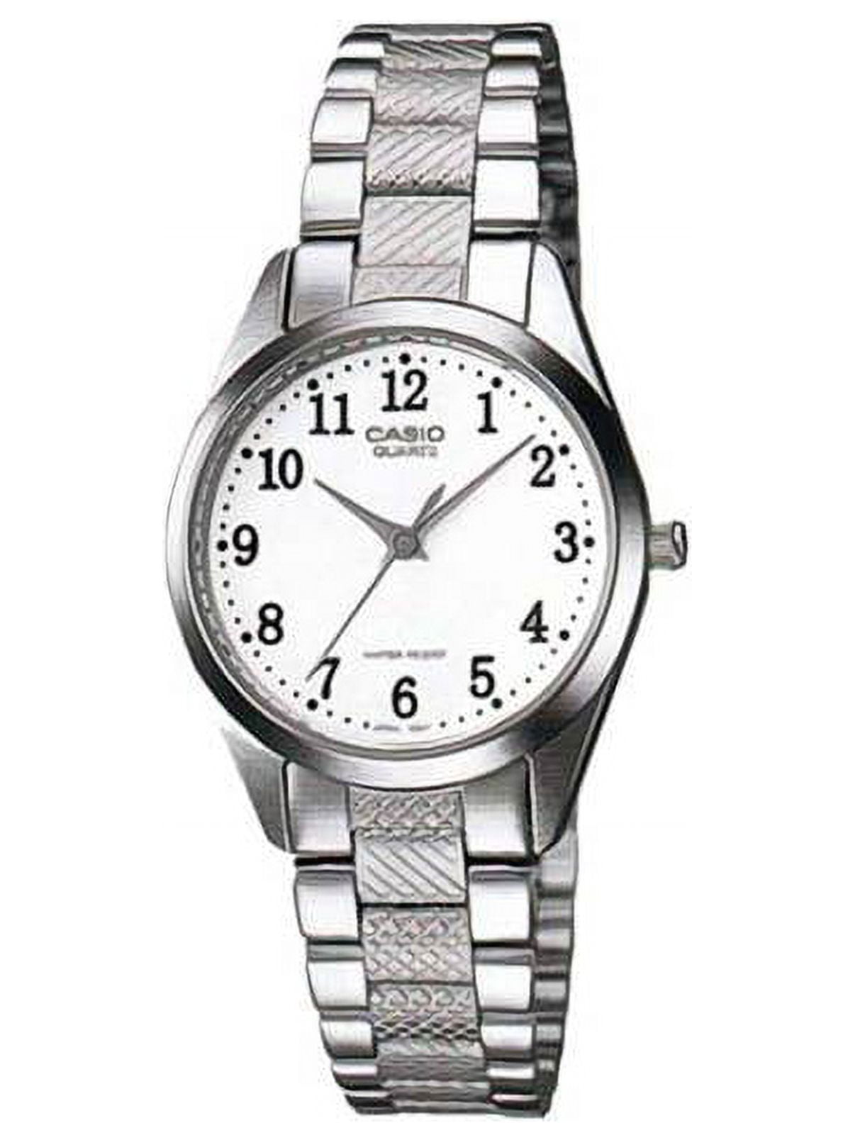 Casio Women's Classic Metal Silver Analog Watch LTP1274D7B