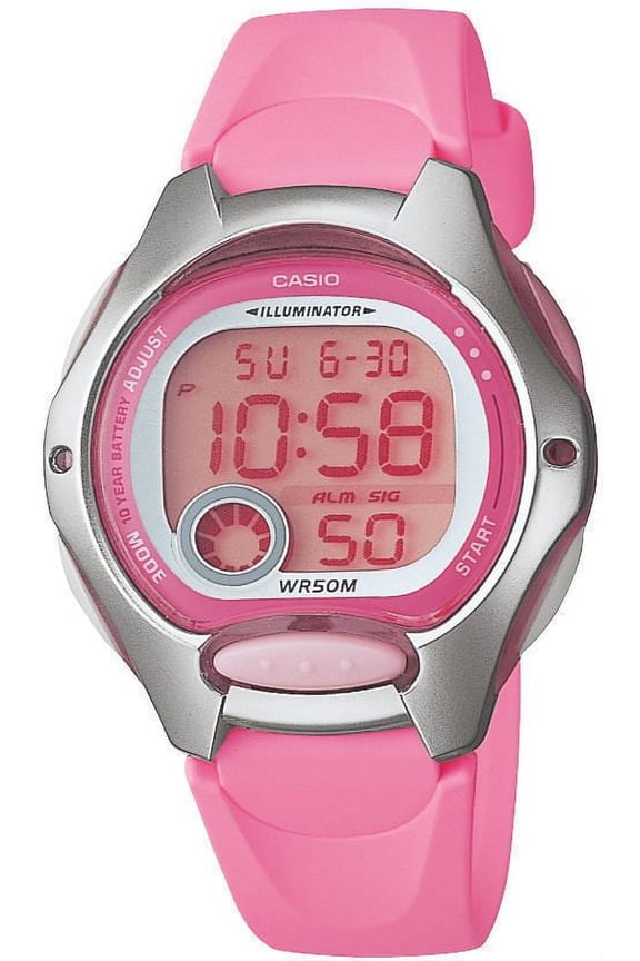 Women's Digital Sport Watch, Pink/Silver LW200-4BV