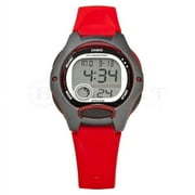Casio Women's Digital Sport Watch, Red/Silver LW200-4AV