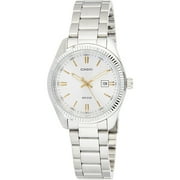 Casio Womens Enticer Quartz Silver Dial Stainless Steel Watch LTP1302D-7A2V