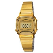 Casio Women's Gold-Tone Classic Digital Watch LA670WGA-9