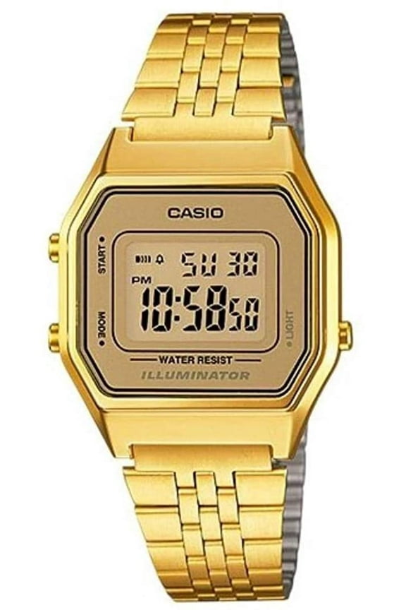 Women's Illuminator LA680WGA-9 Gold Metal Quartz Fashion Watch