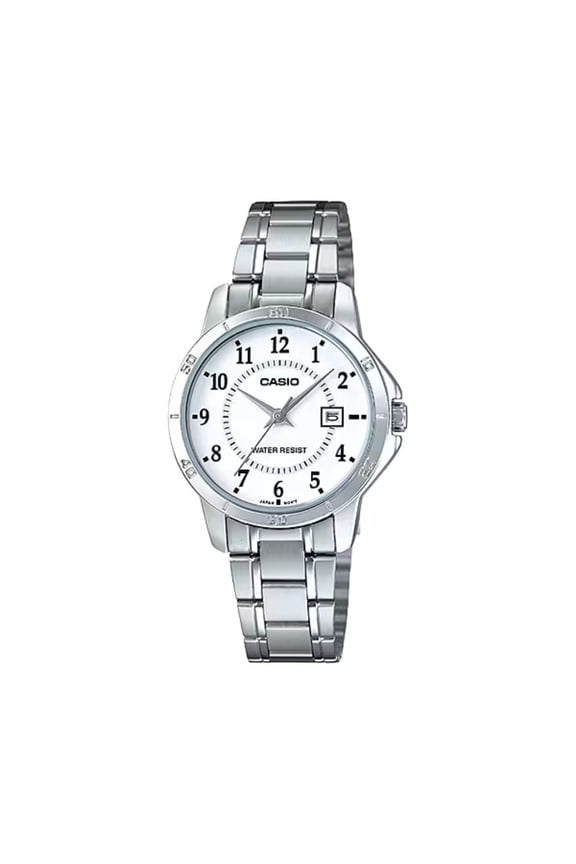 Women's LTP-V004D-7B Silver Stainless Steel Analog Watch