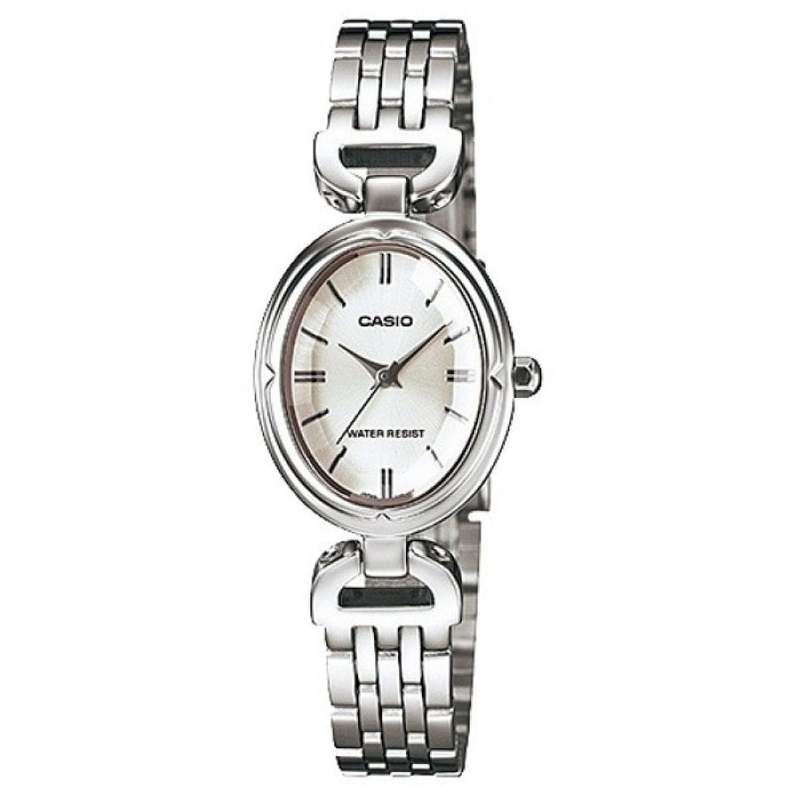 Casio Women's LTP1237D7A Analog Quartz Silver Watch