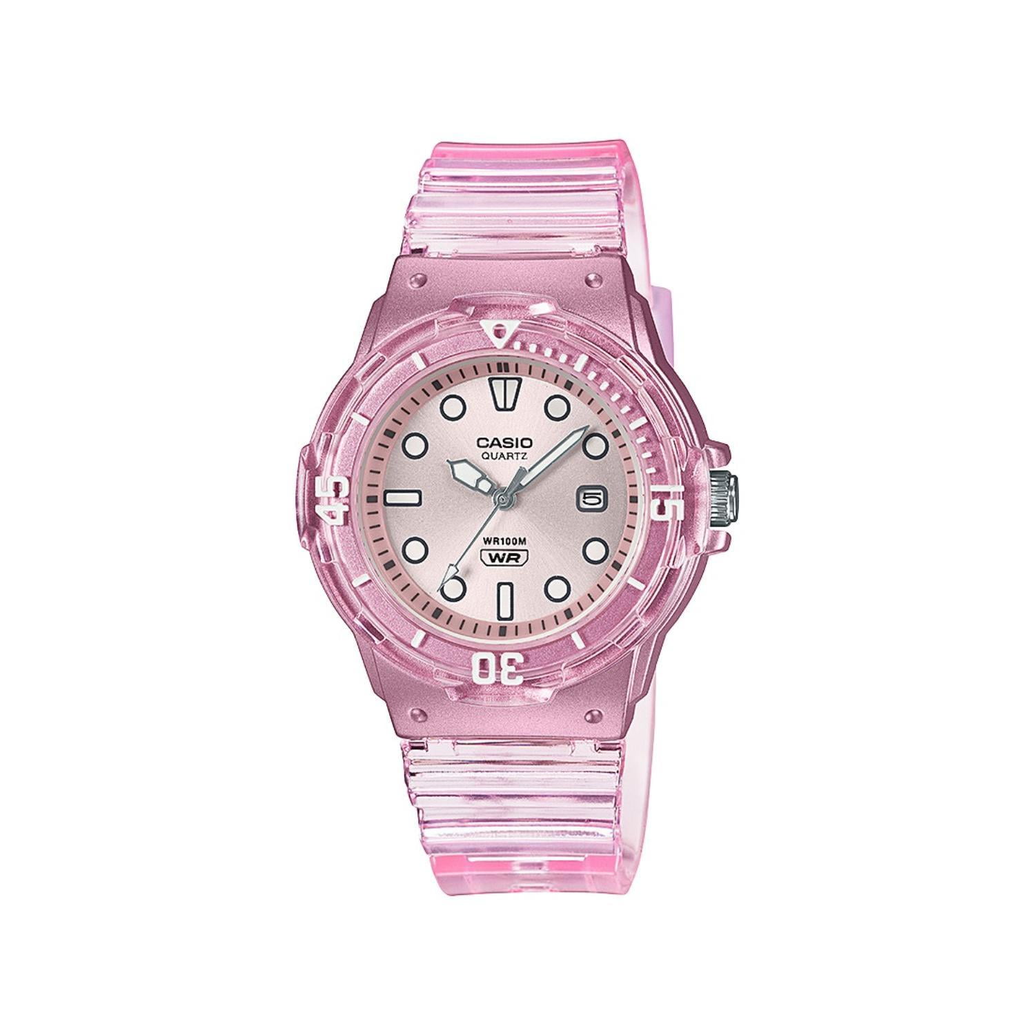 Casio women's watch pink hot sale