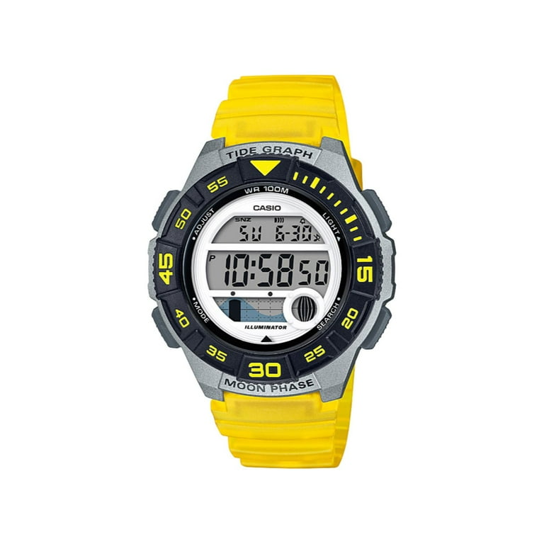 Casio LWS1100H 9AV Women s Yellow Digital Watch