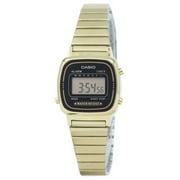 Casio Womens Stainless Steel Digital Wristwatch, White