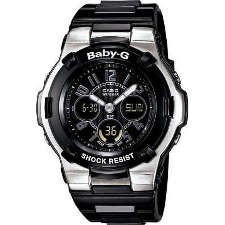 Casio black cheap plastic watch