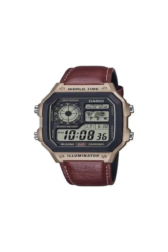 Casio Youth AE-1200WHL-5AVDF Digital Black Dial Unisex (D383)