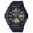 thumbnail image 1 of Casio Youth Analog Digital Resin Black Dial Quartz AEQ-120W-9AV AEQ120W-9 100M Men's Watch, 1 of 1
