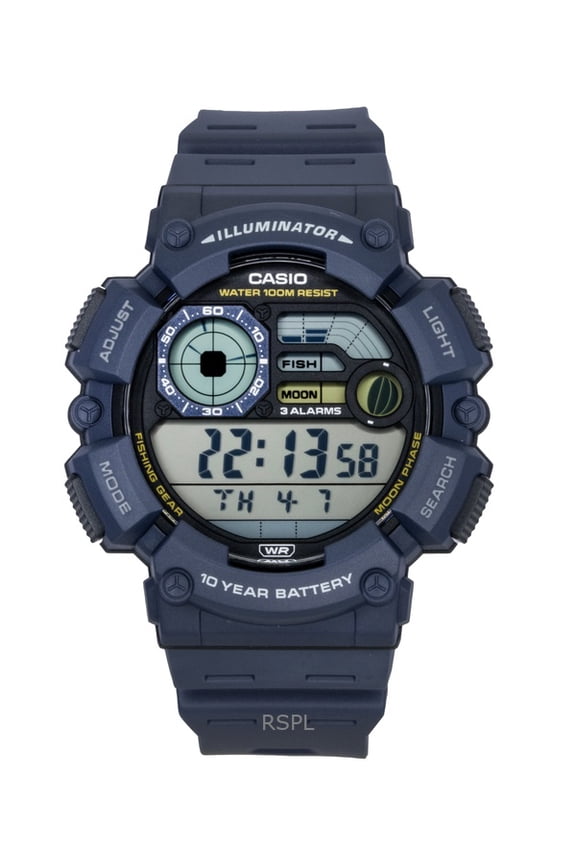 Youth Digital Resin Strap Quartz WS-1500H-2AV 100M Men's Watch