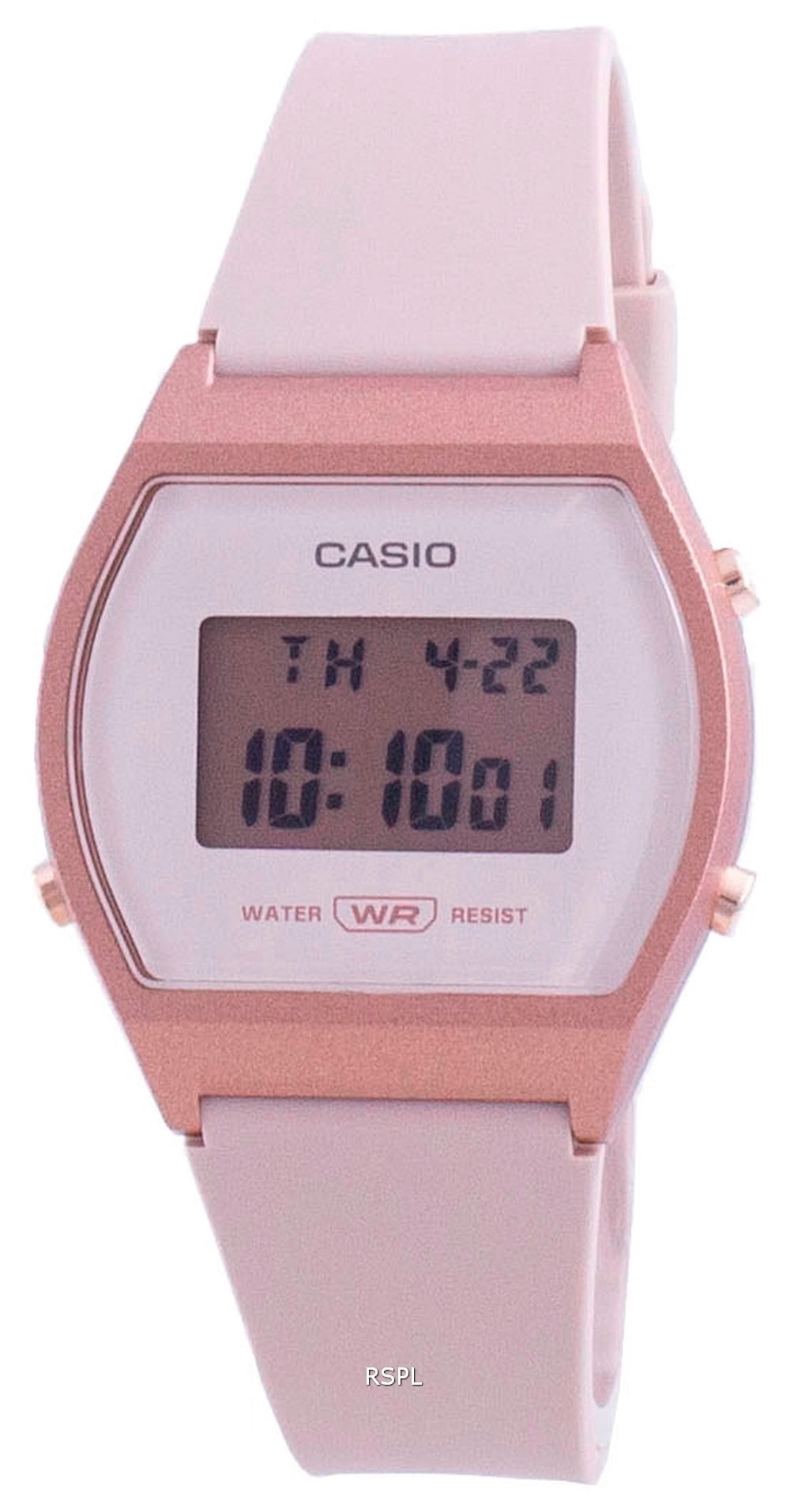Casio Youth Rose Gold Band Digital LW-204-4A Women's Watch