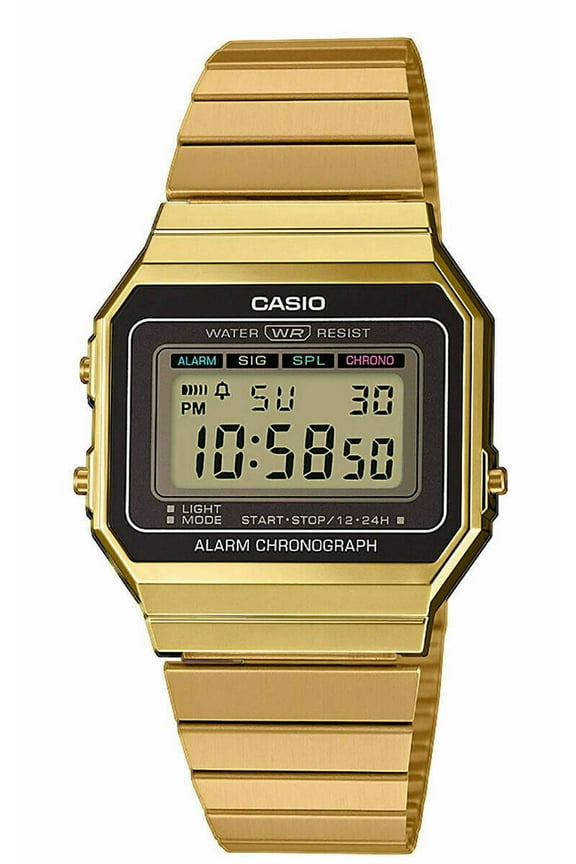 Youth Vintage A700WG-9A Alarm Chronograph Quartz Men's Watch