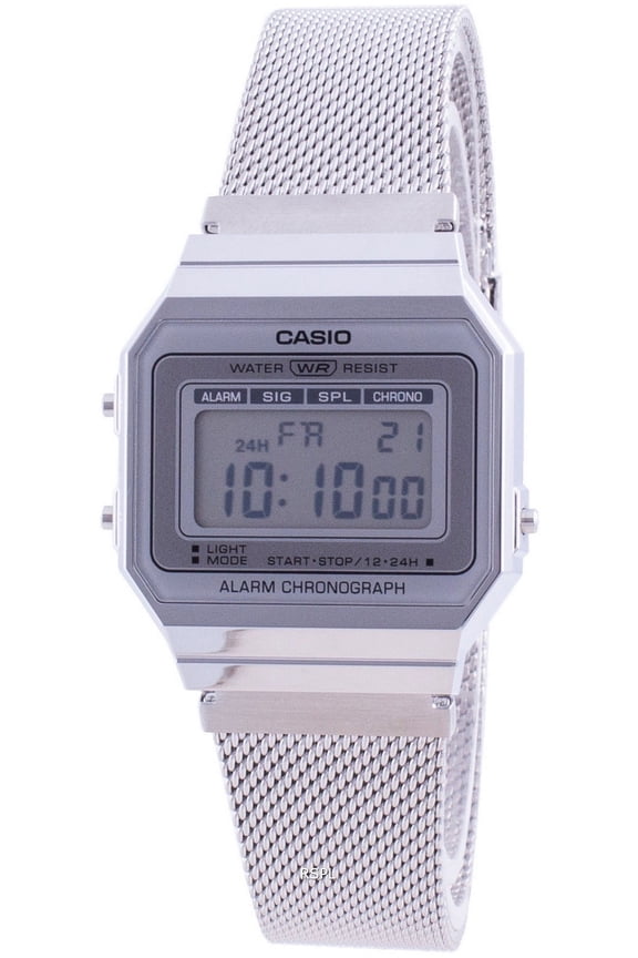 Youth Vintage Daily Alarm Quartz A-700WM-7A A700WM-7A 100M Women's Watch