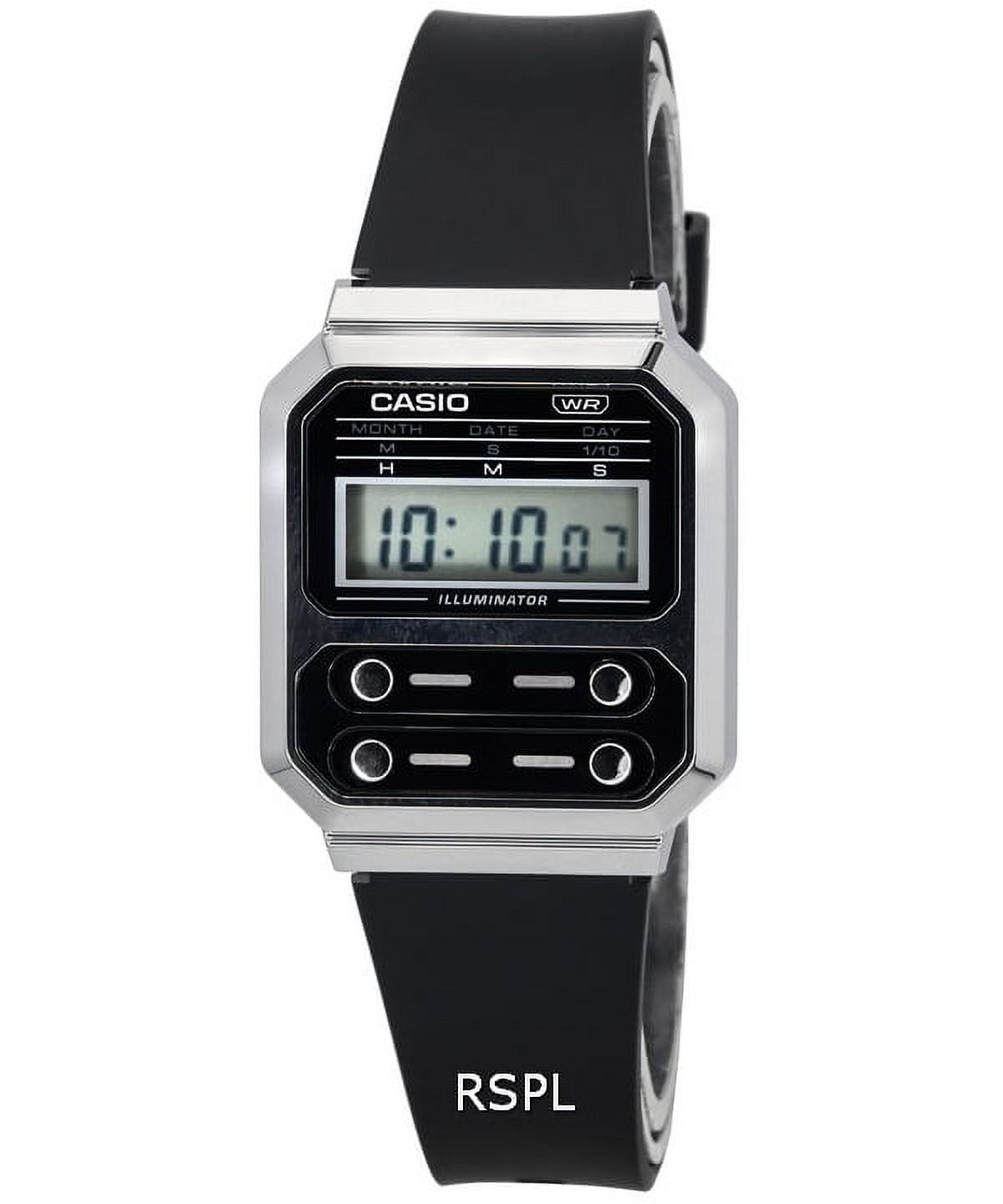 Casio Vintage Digital Black Dial Quartz A100WEF-1A A100WEF-1