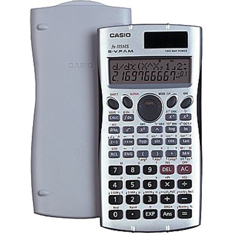 Casio 2 Line Display Advanced Scientific Calculator FX115MS SR Walmart