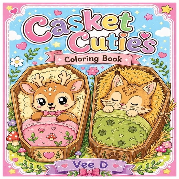Casket Cuties Coloring Book, (Paperback)